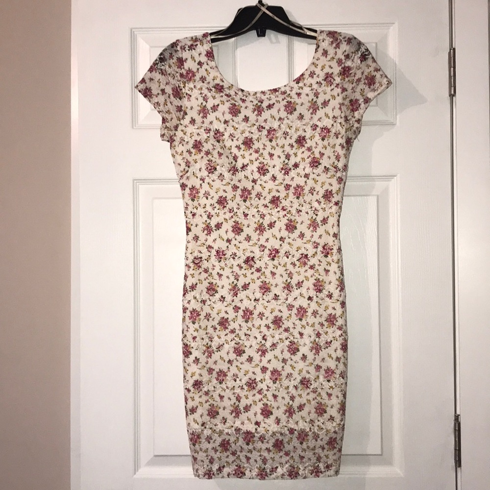 Lace floral dress